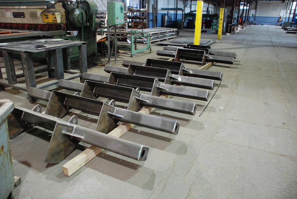 photo of a truck bumpers made by Ward for a hydrovac truck